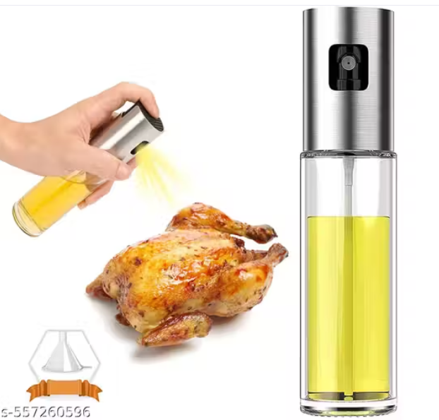 210ml Glass Olive Oil Sprayer for Cooking - Oil Dispenser Bottle Spray Mister - Refillable Food Grade Oil Vinegar Spritzer Sprayer Bottles for Kitchen, Air Fryer, Salad, Baking, Grilling, Frying